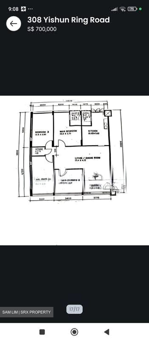 Blk 308 Yishun Rivergreen (Yishun), HDB 5 Rooms #639234291